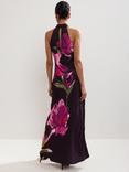 Phase Eight Marcella Floral Sleeveless Halterneck Maxi Dress