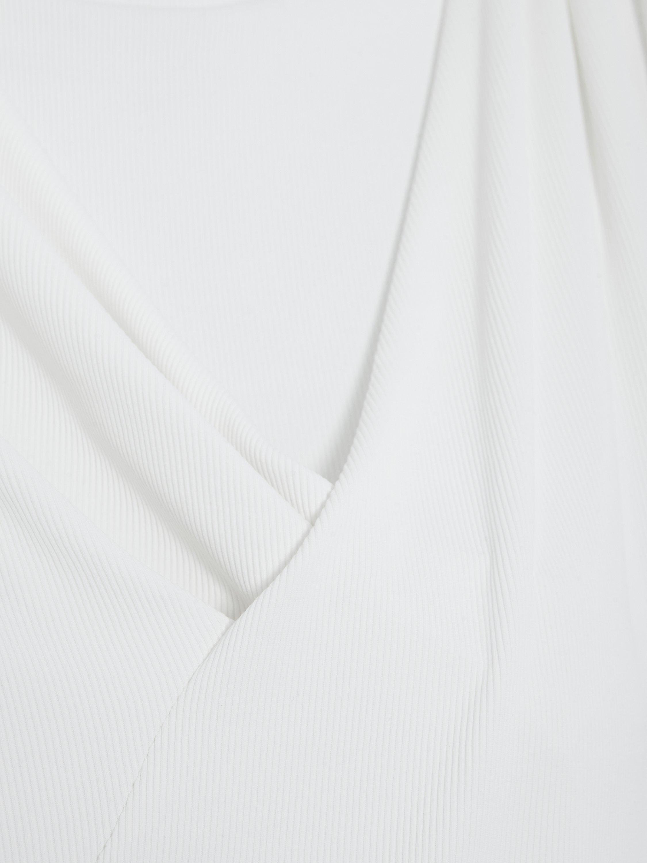 Product image 6 of 7, which shows Phase Eight Sutton V Neck Top, White, 8