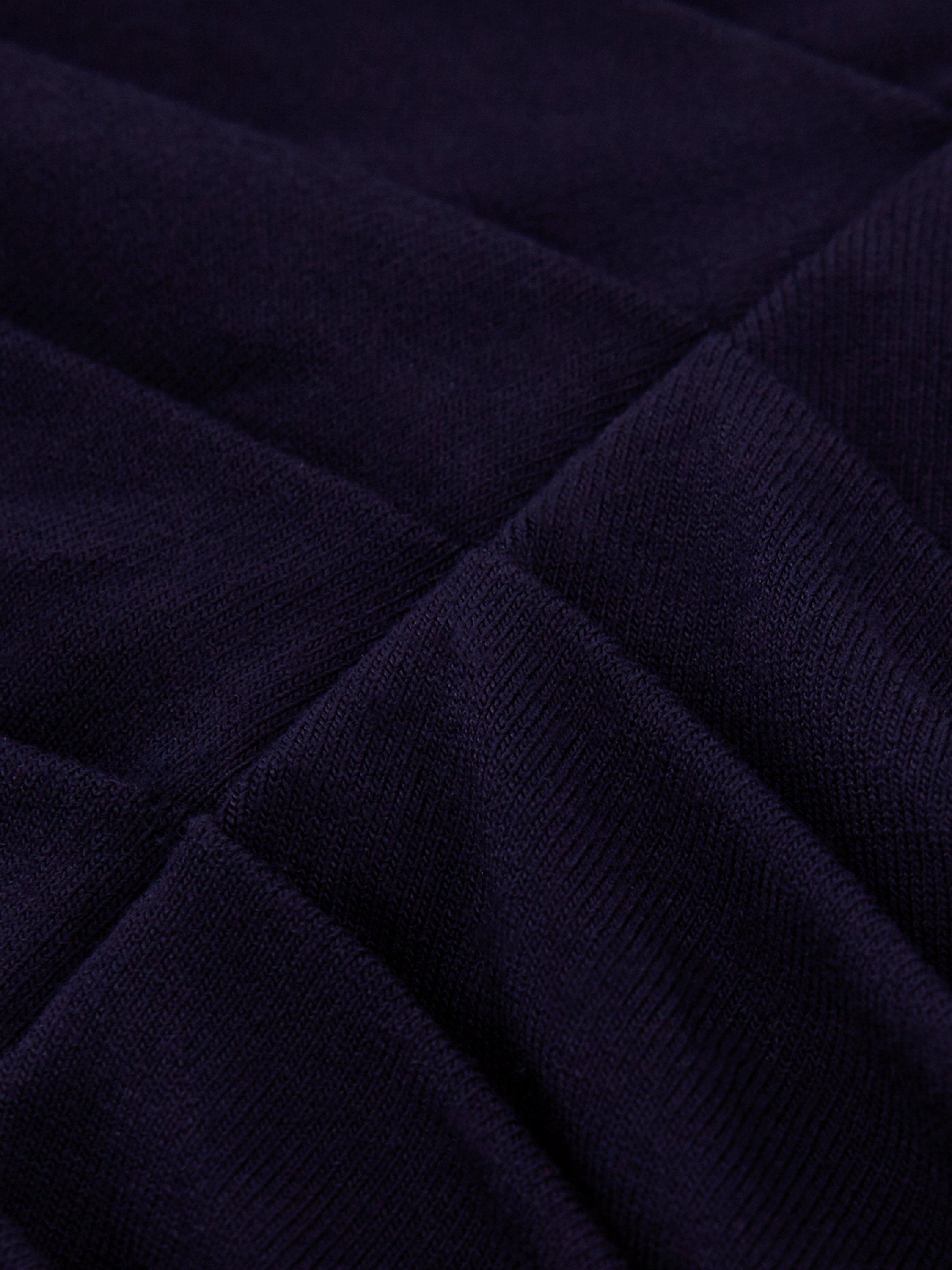 Product image 6 of 8, which shows Phase Eight Taia Sleeveless V-Neck Ruched Top, Navy, 8