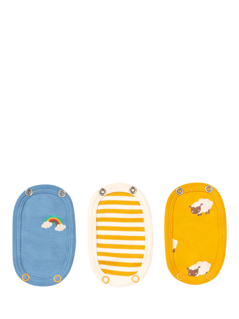 Little Green Radicals Baby Adaptive Bodysuit Extenders, Pack of