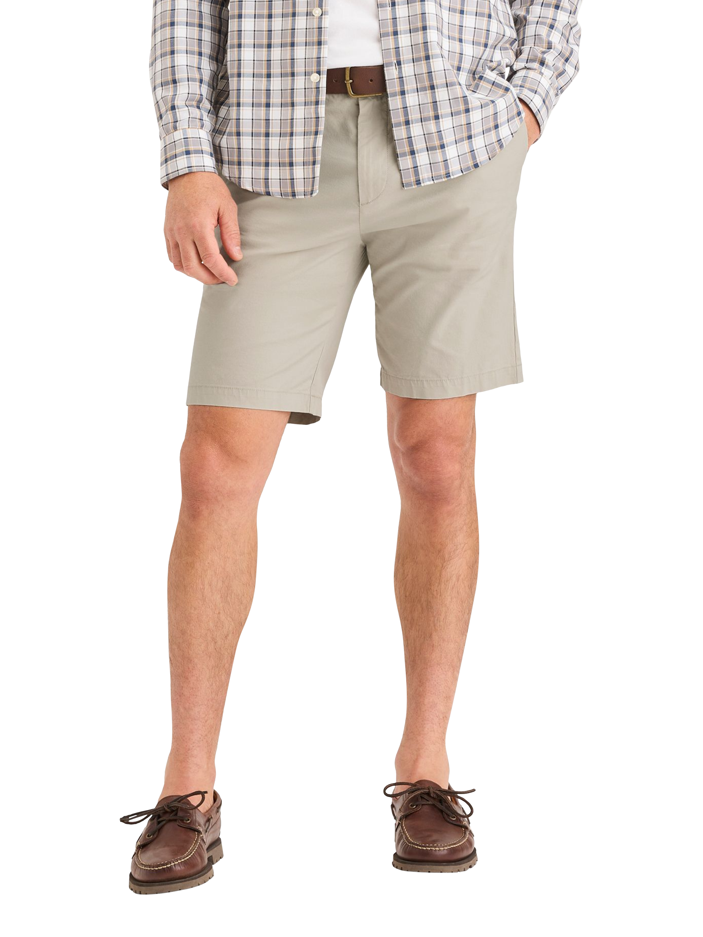 Product image 2 of 4, which shows Dockers Modern Shorts, Sahara Khaki, 31R