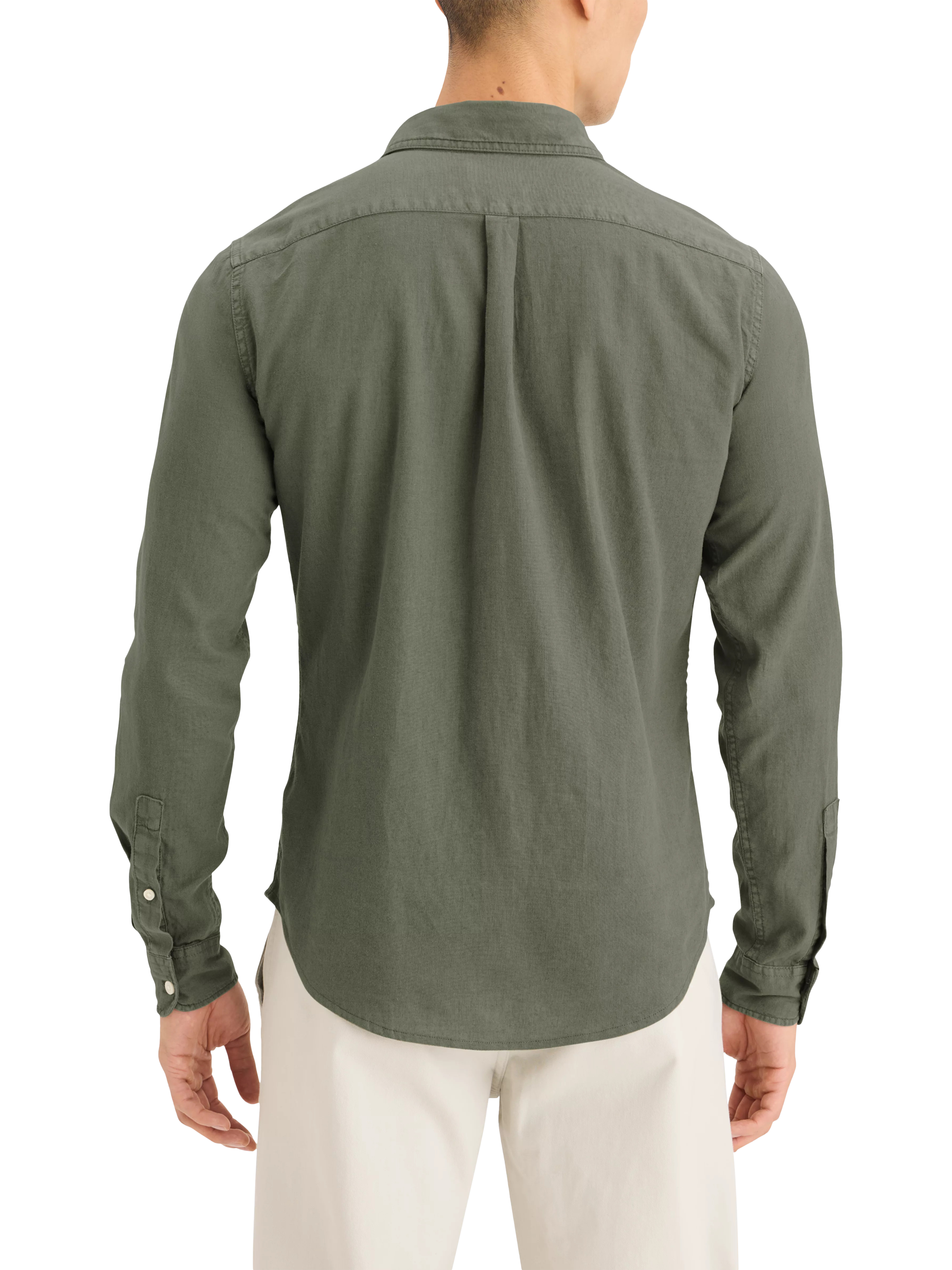 Product image 2 of 2, which shows Dockers Slim Fit Original Shirt, Tea Leaf, L