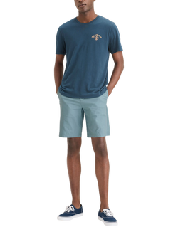 Dockers Modern Cotton Linen Blend Chino Shorts, Tourmaline, Tourmaline