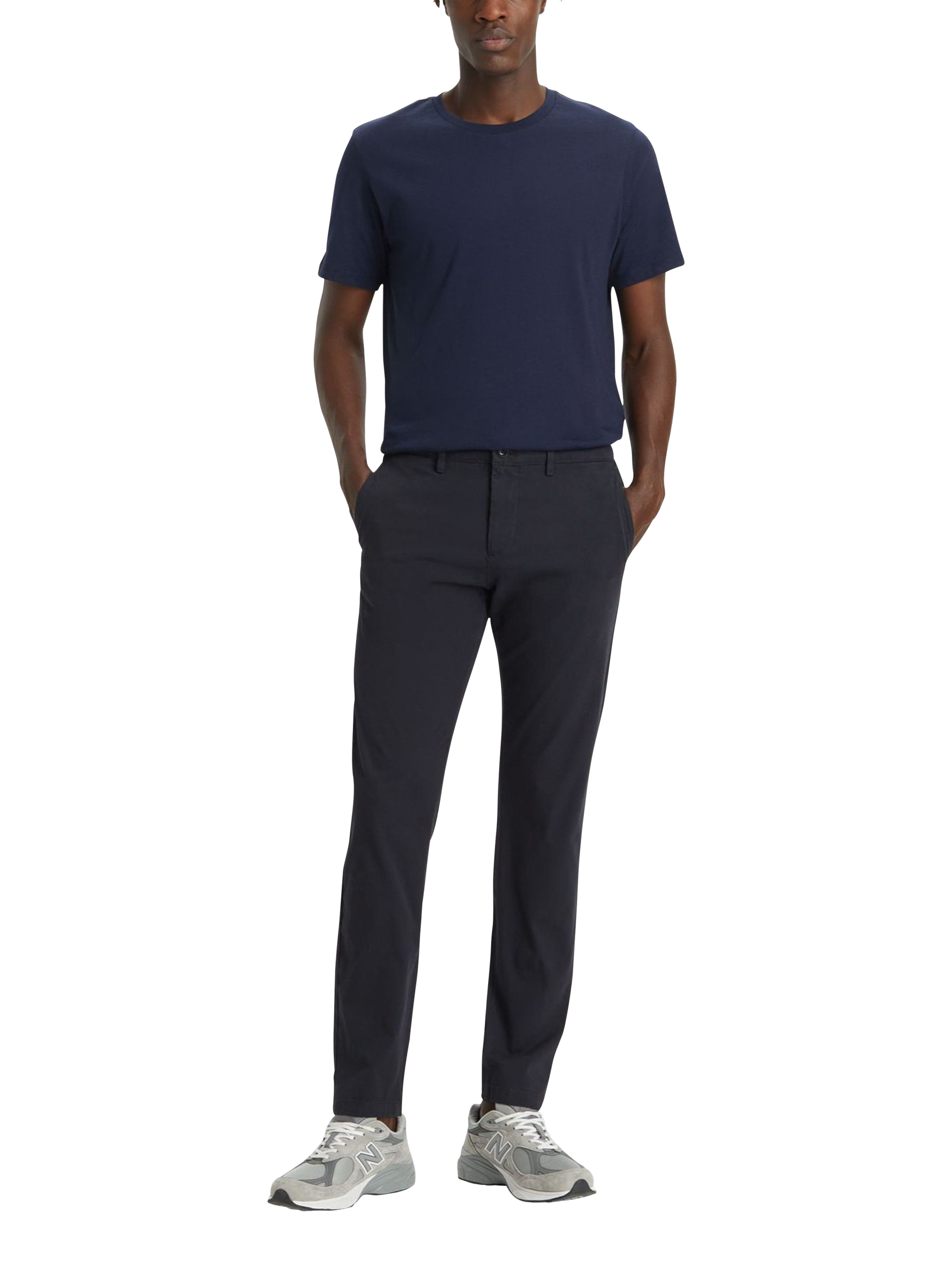 Product image 1 of 4, which shows Dockers Slim Tapered Fit Khaki Pants, Blue, W30/L32