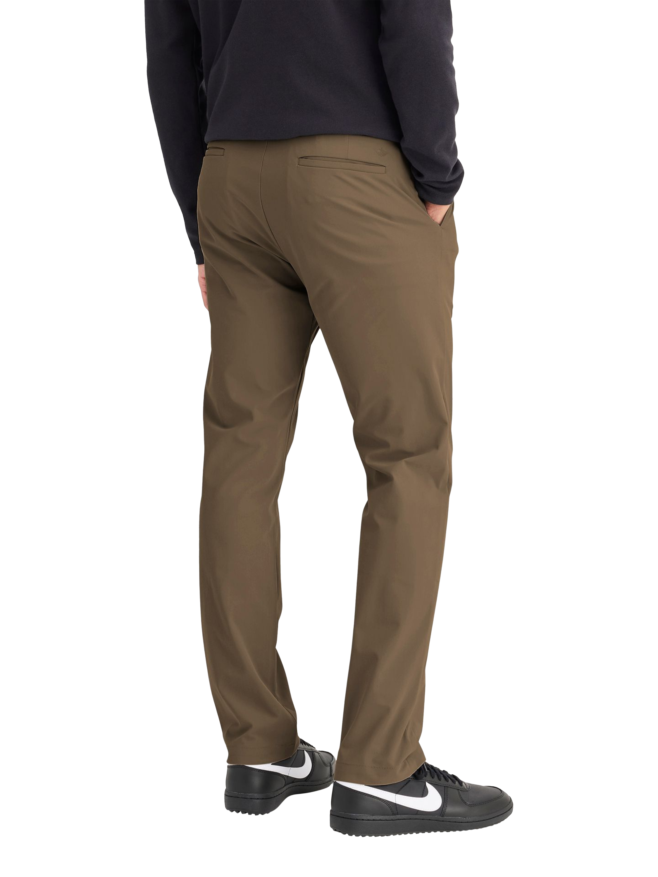 Product image 2 of 3, which shows Dockers Go Chino Slim Fit Airweave Trousers, Beige/Khaki, W30/L32