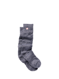 ACAI Embroidered Logo Bamboo Rich Hiking Socks, Deep Navy, Deep Navy