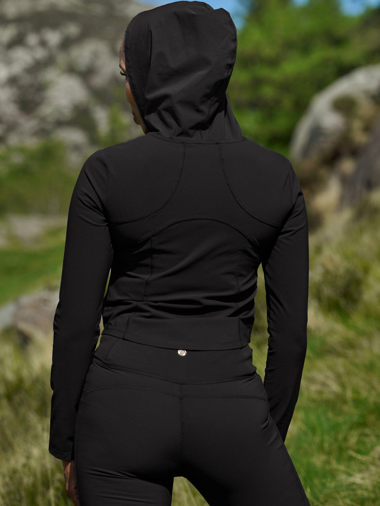 Product image 3 of 7, which shows ACAI Hydroflex Lightweight Sports Jacket, Black, 6