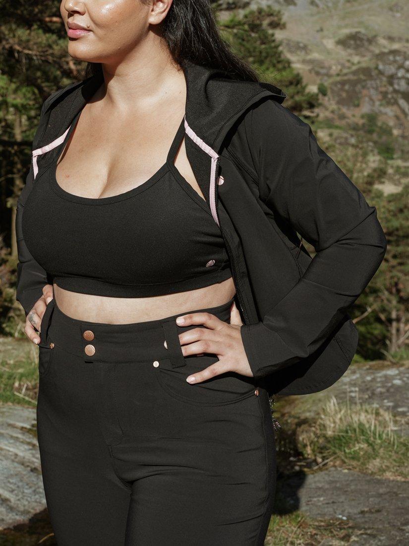 Product image 6 of 7, which shows ACAI Hydroflex Lightweight Sports Jacket, Black, 6