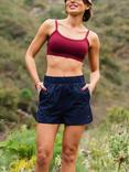 ACAI Riverside Stripe Sports Shorts, Deep Navy