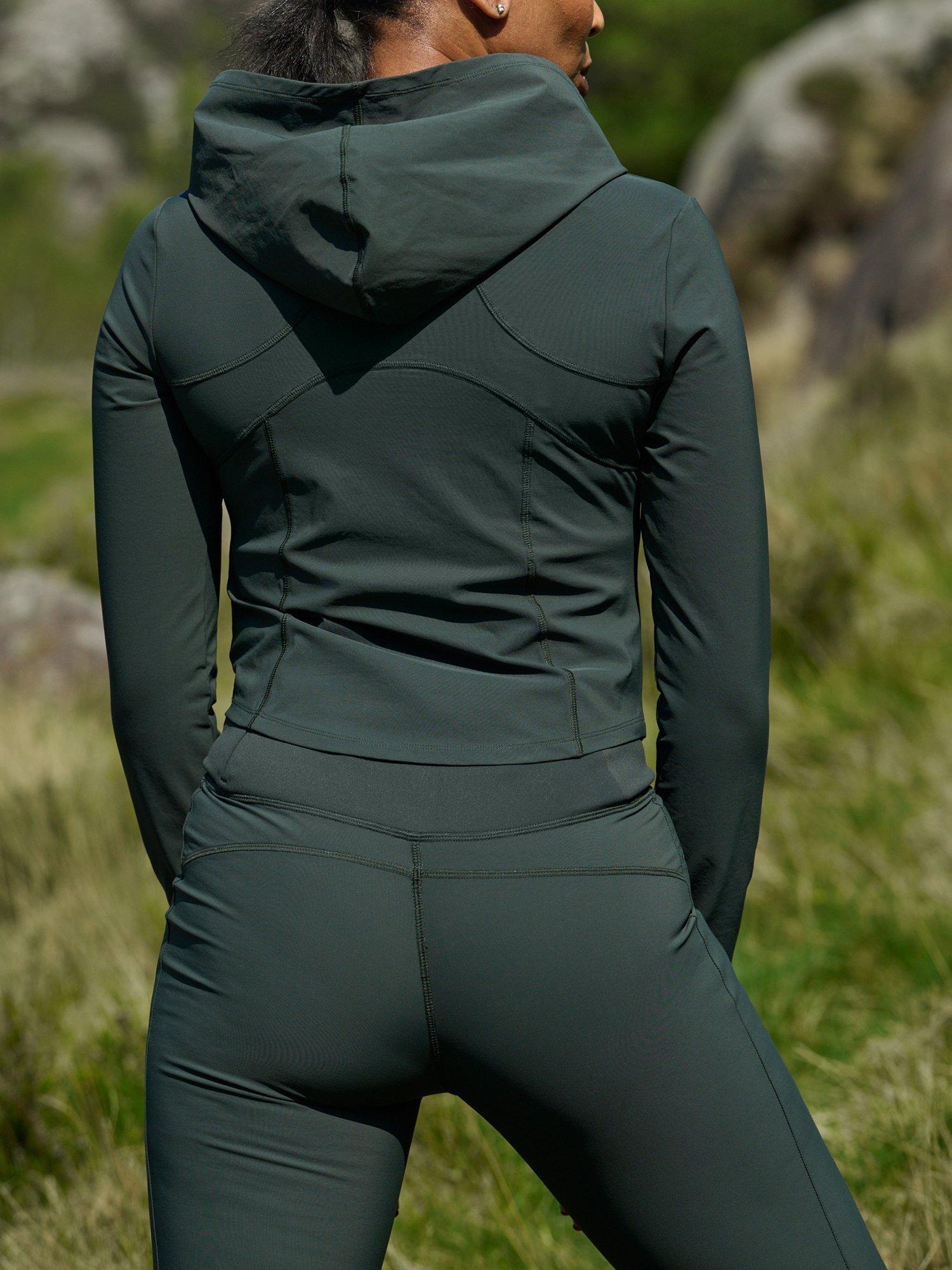 Product image 2 of 9, which shows ACAI Hydroflex Lightweight Sports Jacket, Forest Green, 6