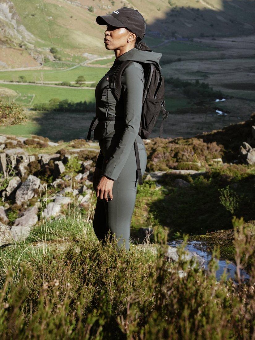 Product image 8 of 9, which shows ACAI Hydroflex Lightweight Sports Jacket, Forest Green, 6