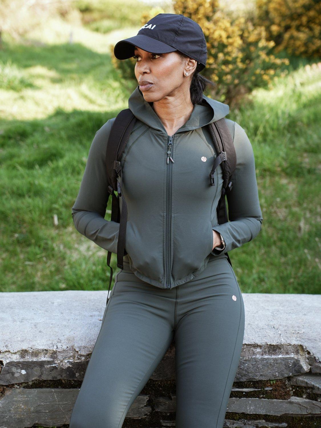 Product image 9 of 9, which shows ACAI Hydroflex Lightweight Sports Jacket, Forest Green, 6