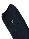 ACAI Logo Ribbed Merino Wool Rich Hiking Socks