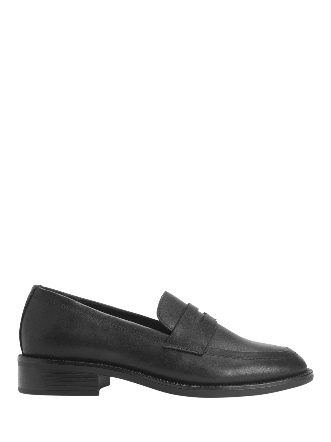 Product image 1 of 6, which shows Start-Rite Kids' Milan Loafer School Shoes, Black Leather, EU36