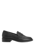 Start-Rite Kids' Milan Loafer School Shoes, Black Leather