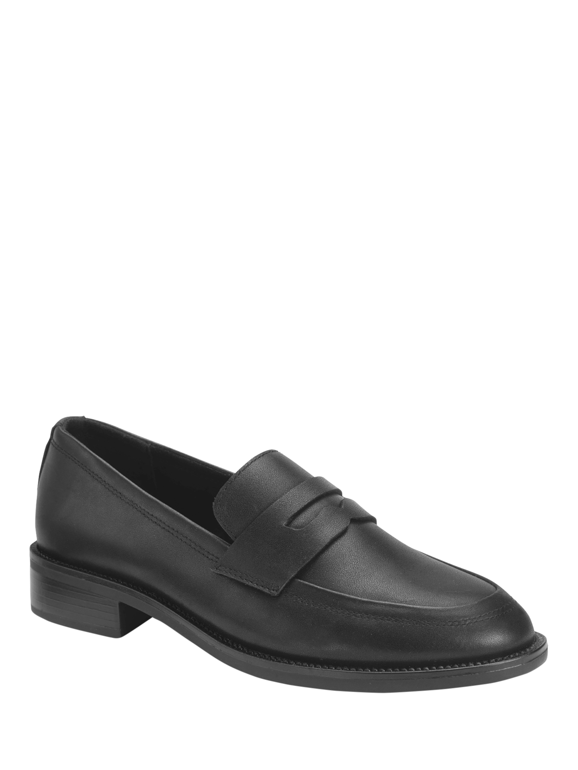 Product image 3 of 6, which shows Start-Rite Kids' Milan Loafer School Shoes, Black Leather, EU36