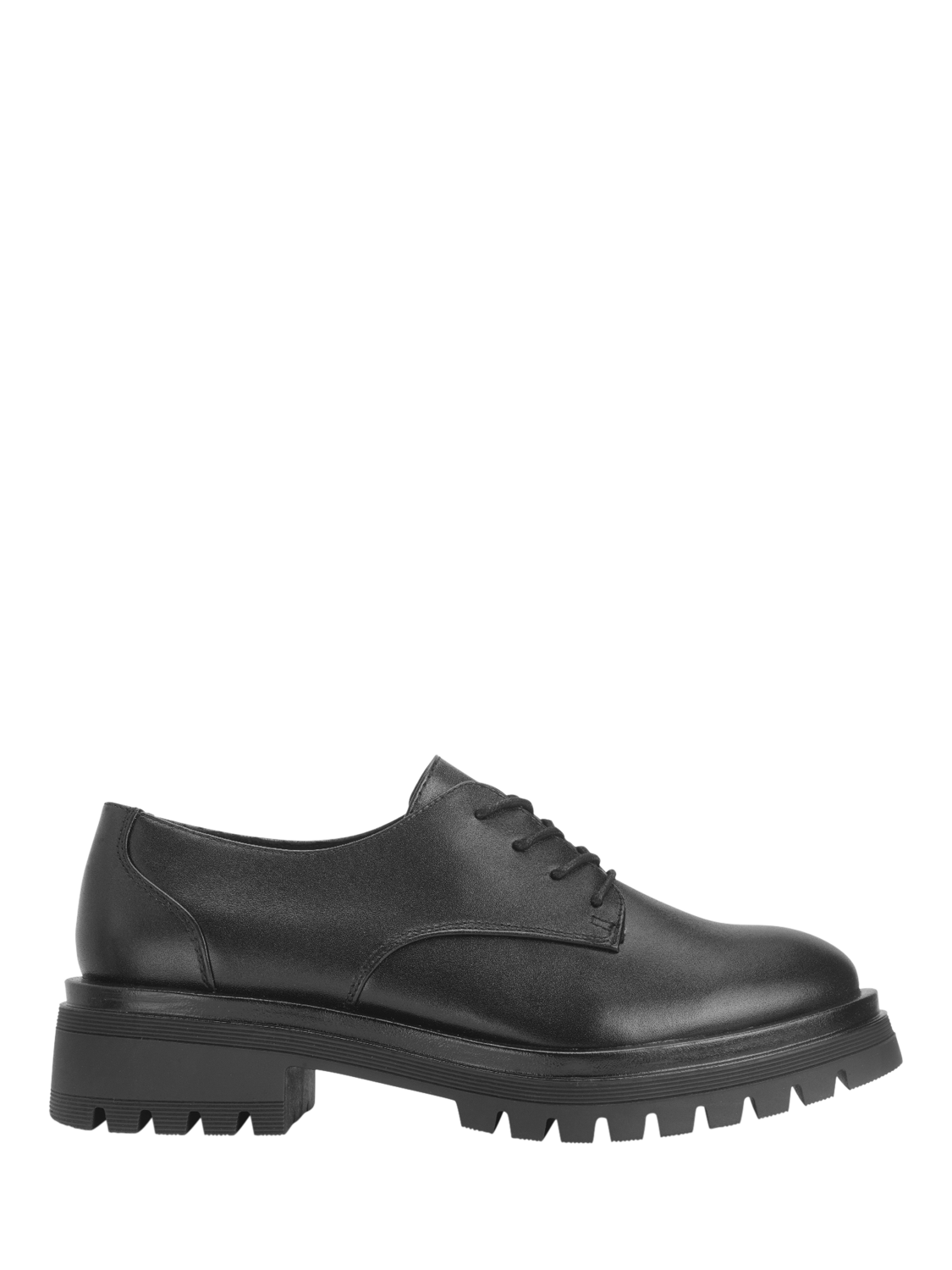 Product image 1 of 6, which shows Start-Rite Kids' Angry Angels Barcelona Lace Up Shoes, Black Leather, EU36