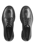 Start-Rite Kids' Angry Angels Barcelona Lace Up Shoes, Black Leather