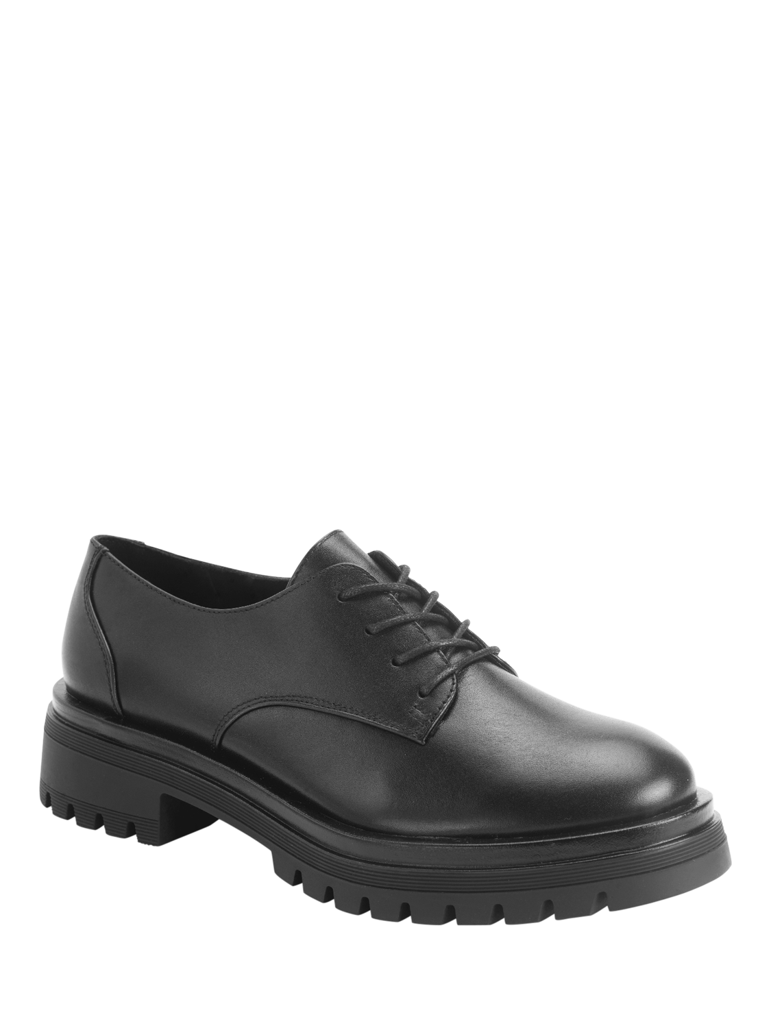 Product image 3 of 6, which shows Start-Rite Kids' Angry Angels Barcelona Lace Up Shoes, Black Leather, EU36