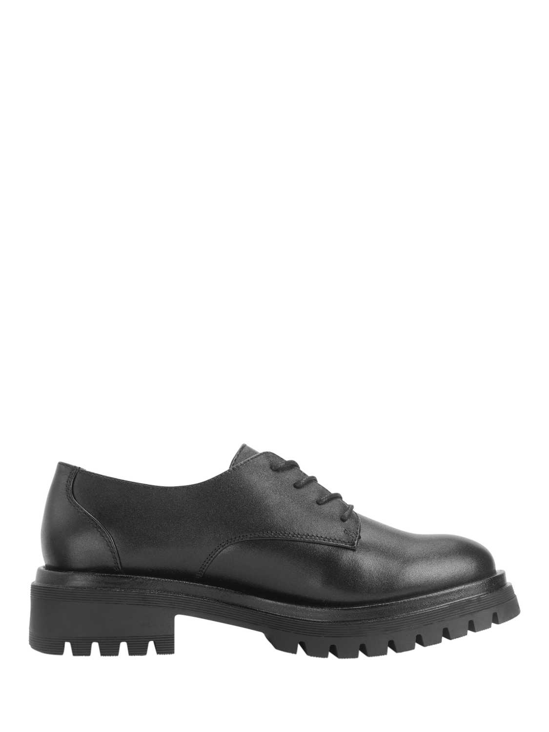 Product image 4 of 6, which shows Start-Rite Kids' Angry Angels Barcelona Lace Up Shoes, Black Leather, EU36