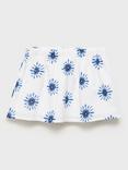 Mango Kids' Solf Cotton Elasticated Shorts, White