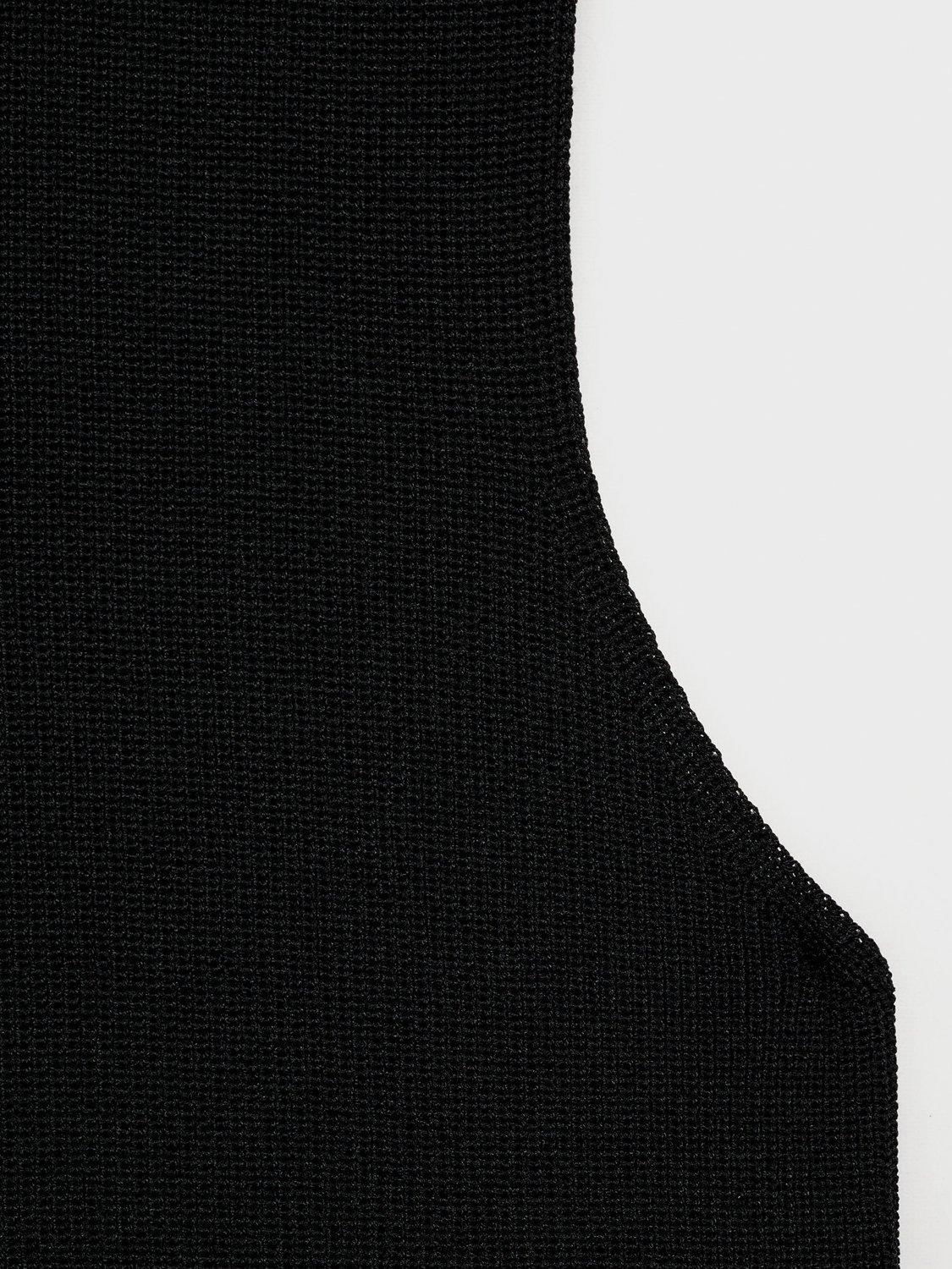 Product image 5 of 8, which shows Mango Sesete High Neck Sleeveless Mini Dress, Black, 10