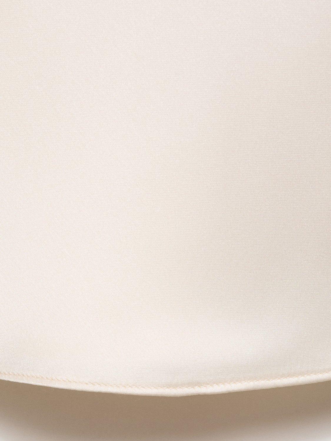 Product image 5 of 8, which shows Mango Mia Satin Midi Skirt, Light Beige, XS