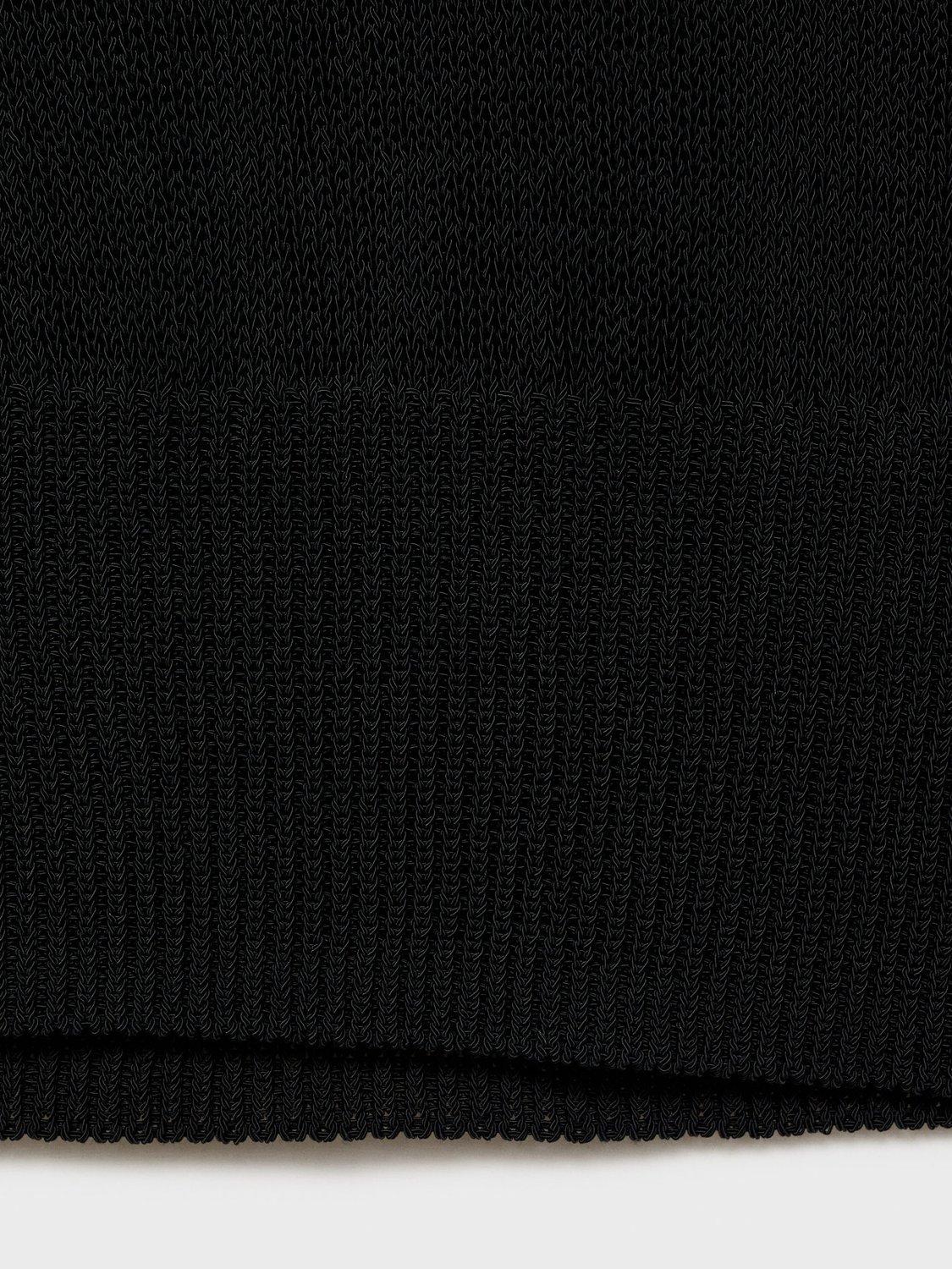 Product image 5 of 8, which shows Mango Becky Sleeveless Knit Top, Black, L