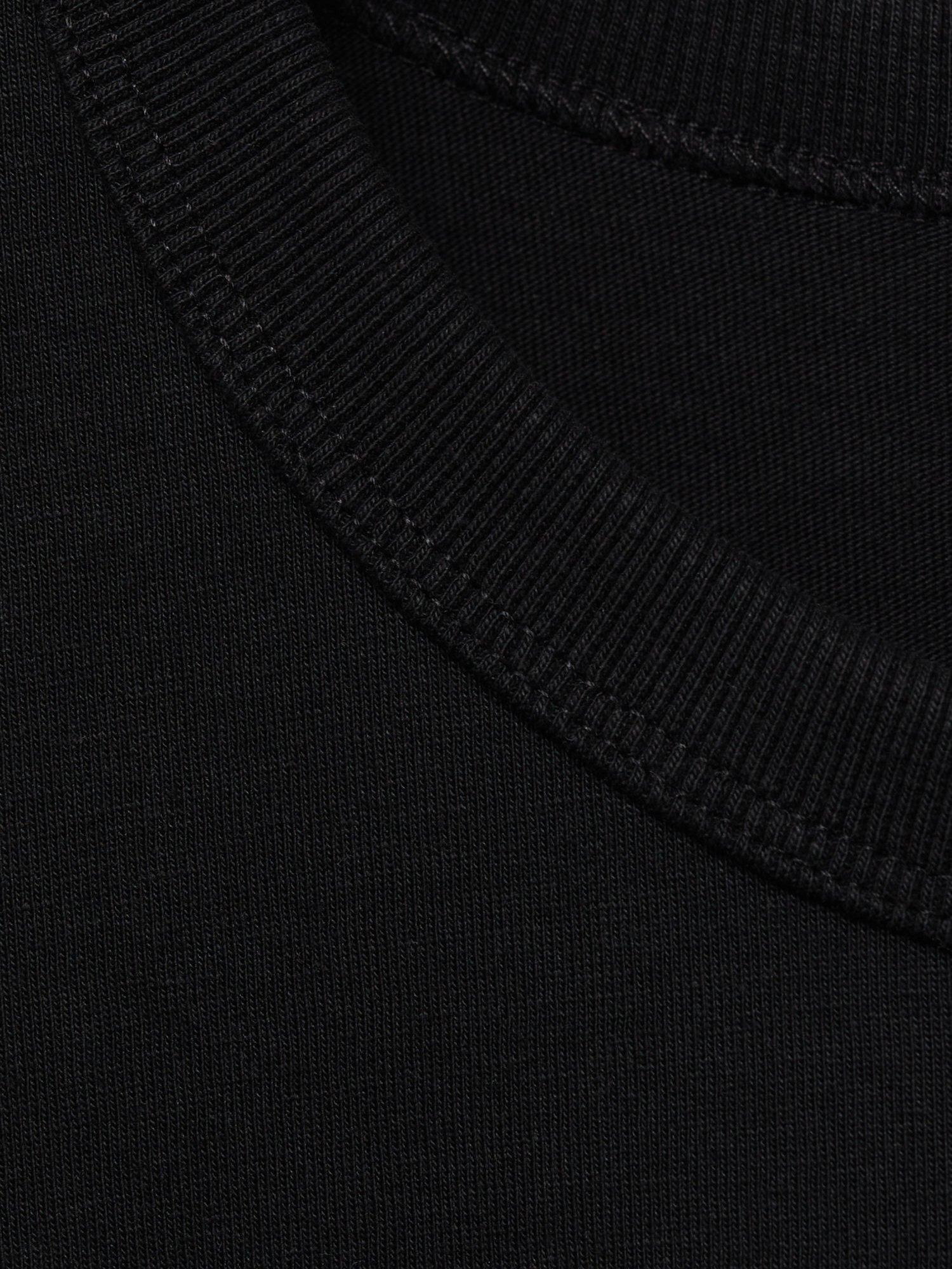 Product image 8 of 8, which shows Mango Viri Cotton Short Sleeved Top, Black, M