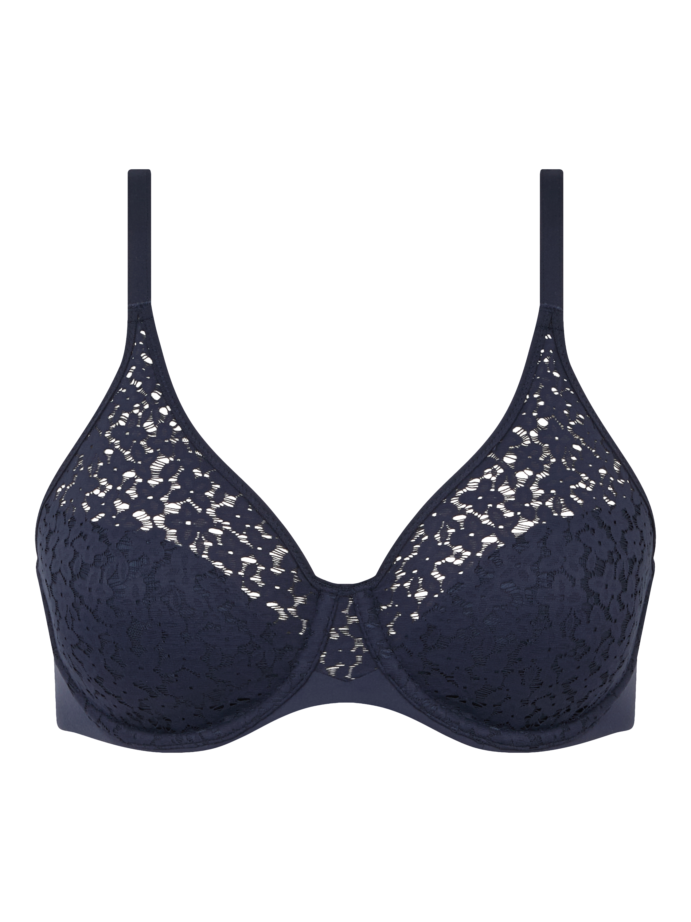 Product image 6 of 6, which shows Chantelle Norah Comfort Underwired Bra, Ultramarine Blue, 32D