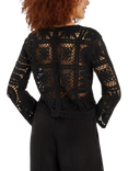 Accessorize Crochet Cardigan, Black