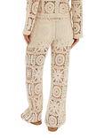 Accessorize Crochet Trousers, Natural