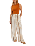Accessorize Stripe Drawstrong Trousers, Multi