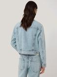 Jigsaw Collarless Denim Jacket