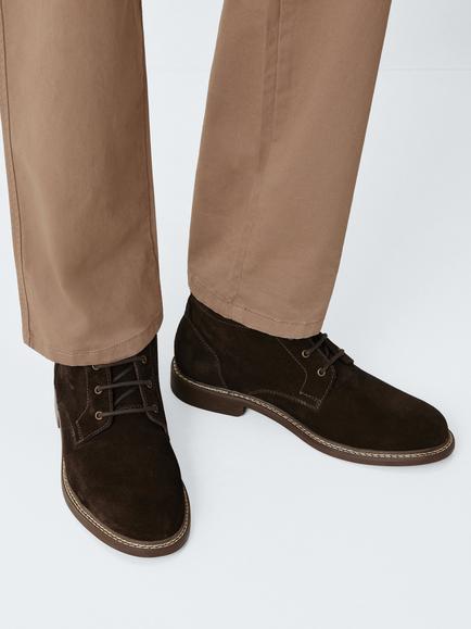 Loake Gilbert Leather Chukka Boots, Brown - view 2, Brown