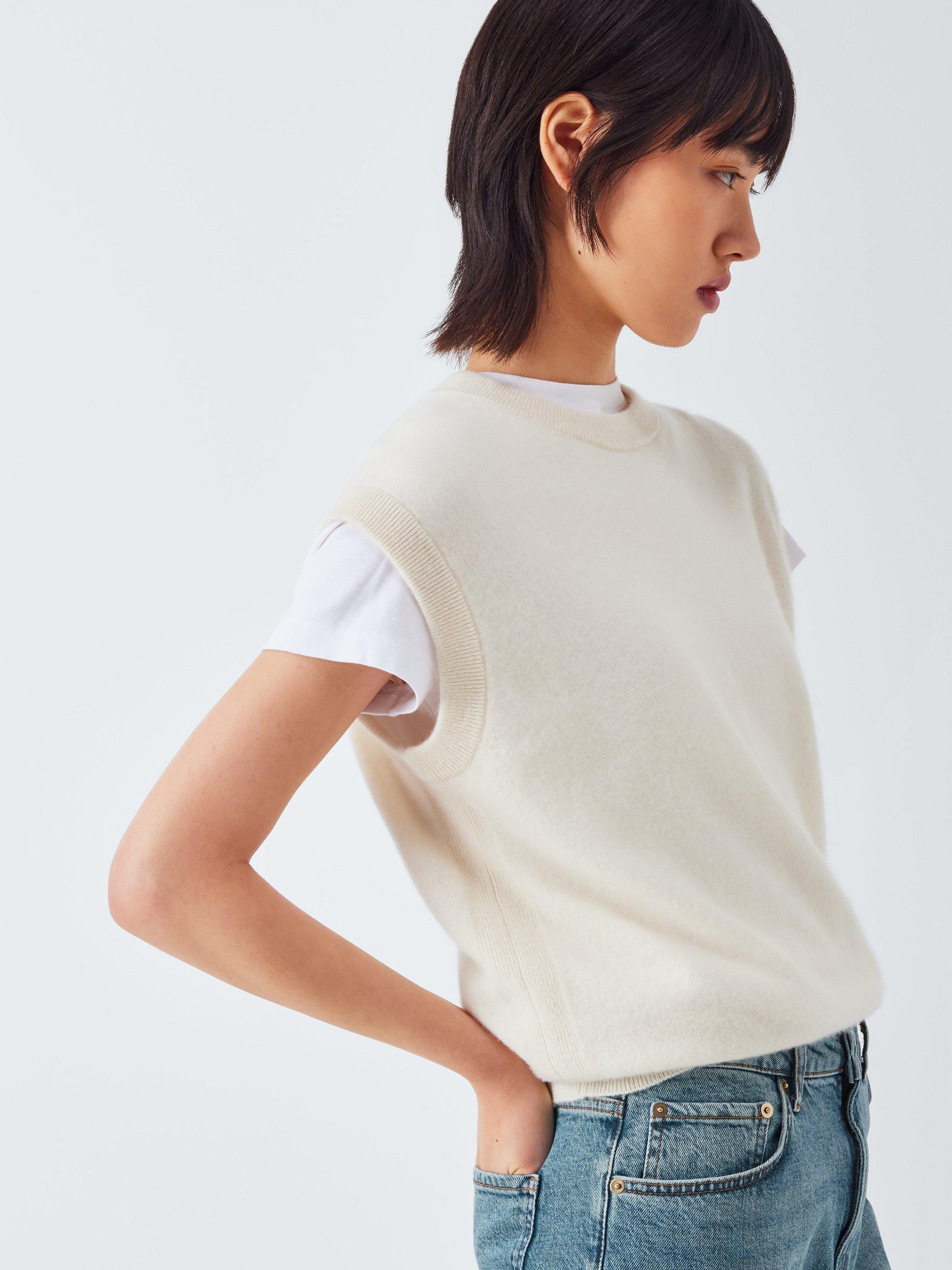 Product image 5 of 6, which shows John Lewis Slim Leg Mid Rise Denim Jeans , Light Blue, 8