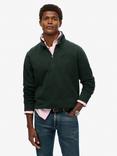 Superdry Merchant Store Quarter Zip Cotton Knit Jumper