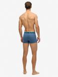 Superdry Stretch Cotton Boxers, Pack of 3, Blue/Multi