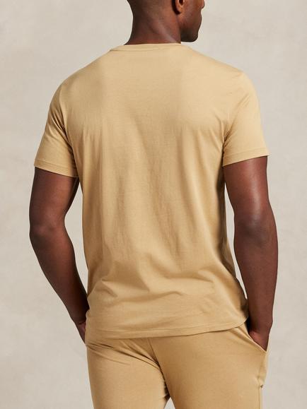 Ralph Lauren Logo Cotton T-Shirt - view 2, Green Olive