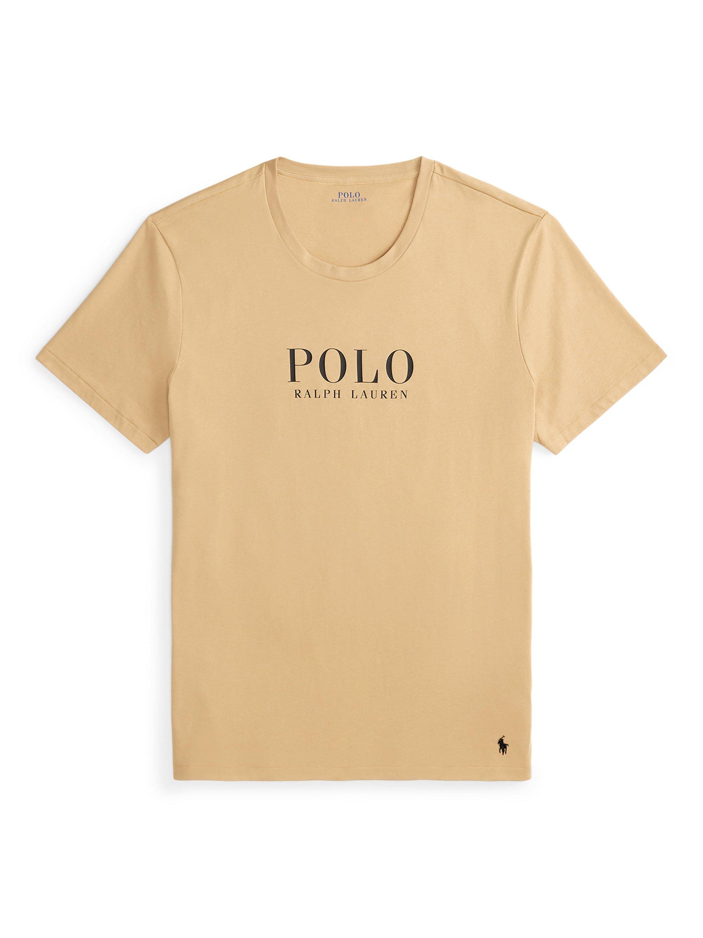 Product image 3 of 3, which shows Ralph Lauren Logo Cotton T-Shirt, Green Olive, S