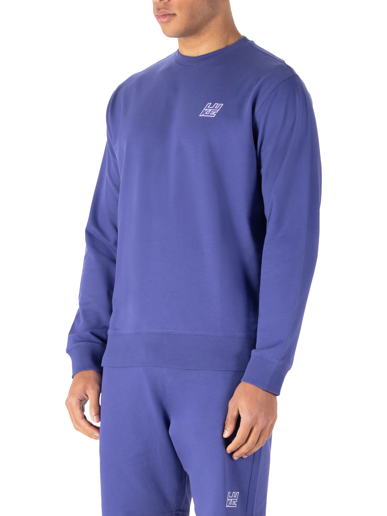 Product image 3 of 5, which shows LUKE 1977 Arbor Cotton Logo Sweatshirt, Future Dusk, S