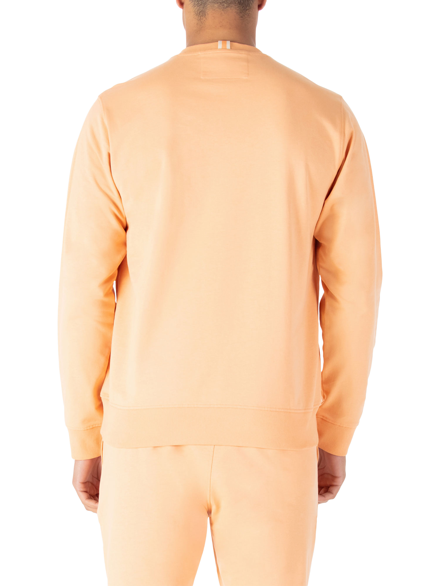 Product image 2 of 5, which shows LUKE 1977 Arbor Cotton Logo Sweatshirt, Peach, S