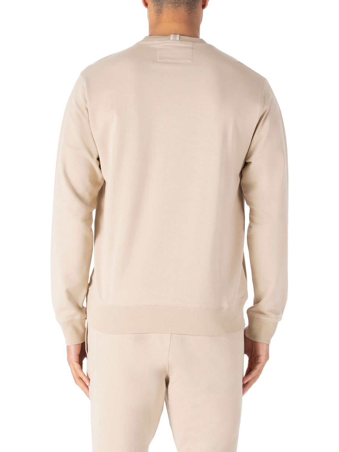 Product image 2 of 5, which shows LUKE 1977 Arbor Cotton Logo Sweatshirt, Stone, S