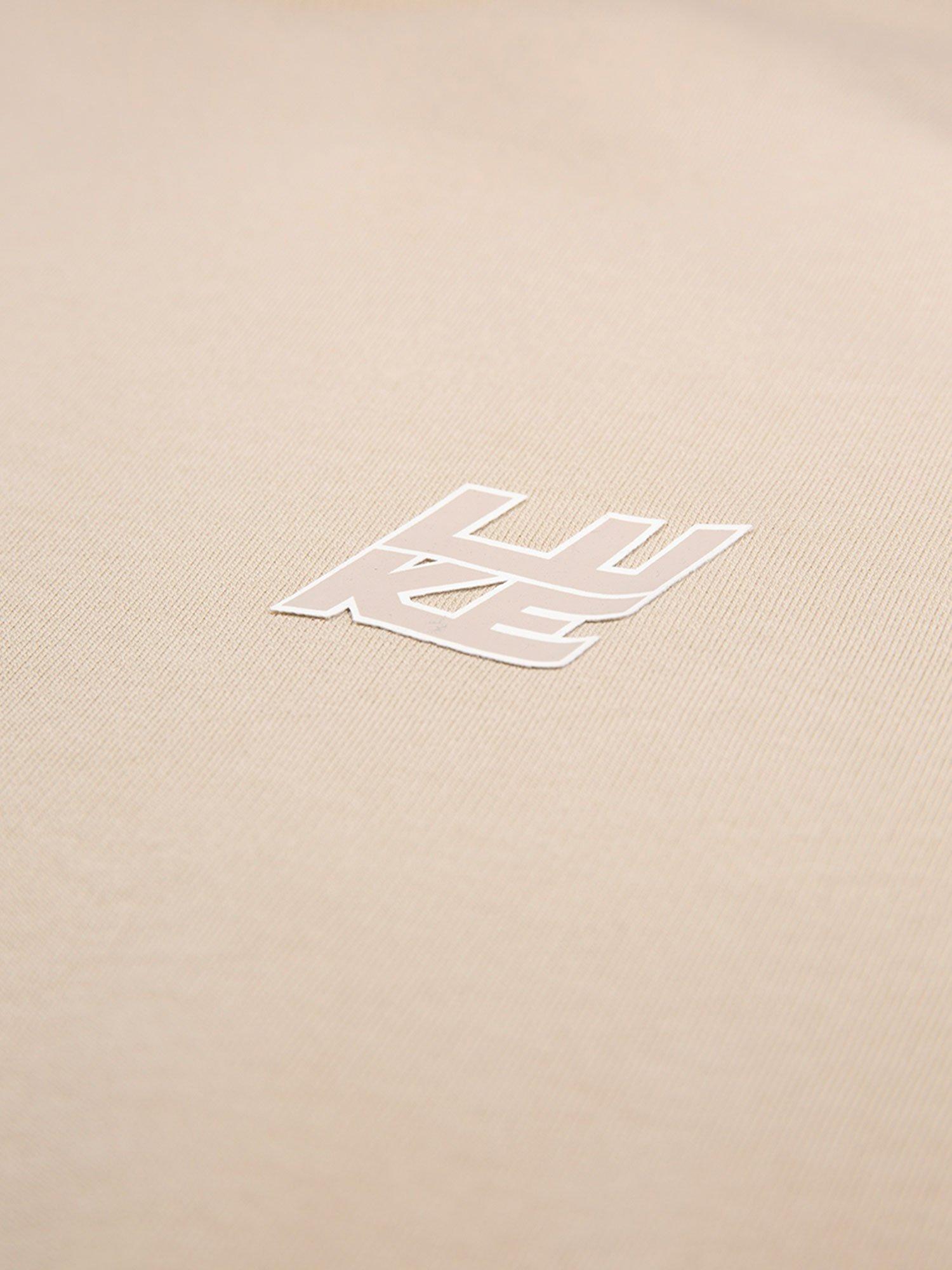 Product image 5 of 5, which shows LUKE 1977 Arbor Cotton Logo Sweatshirt, Stone, S