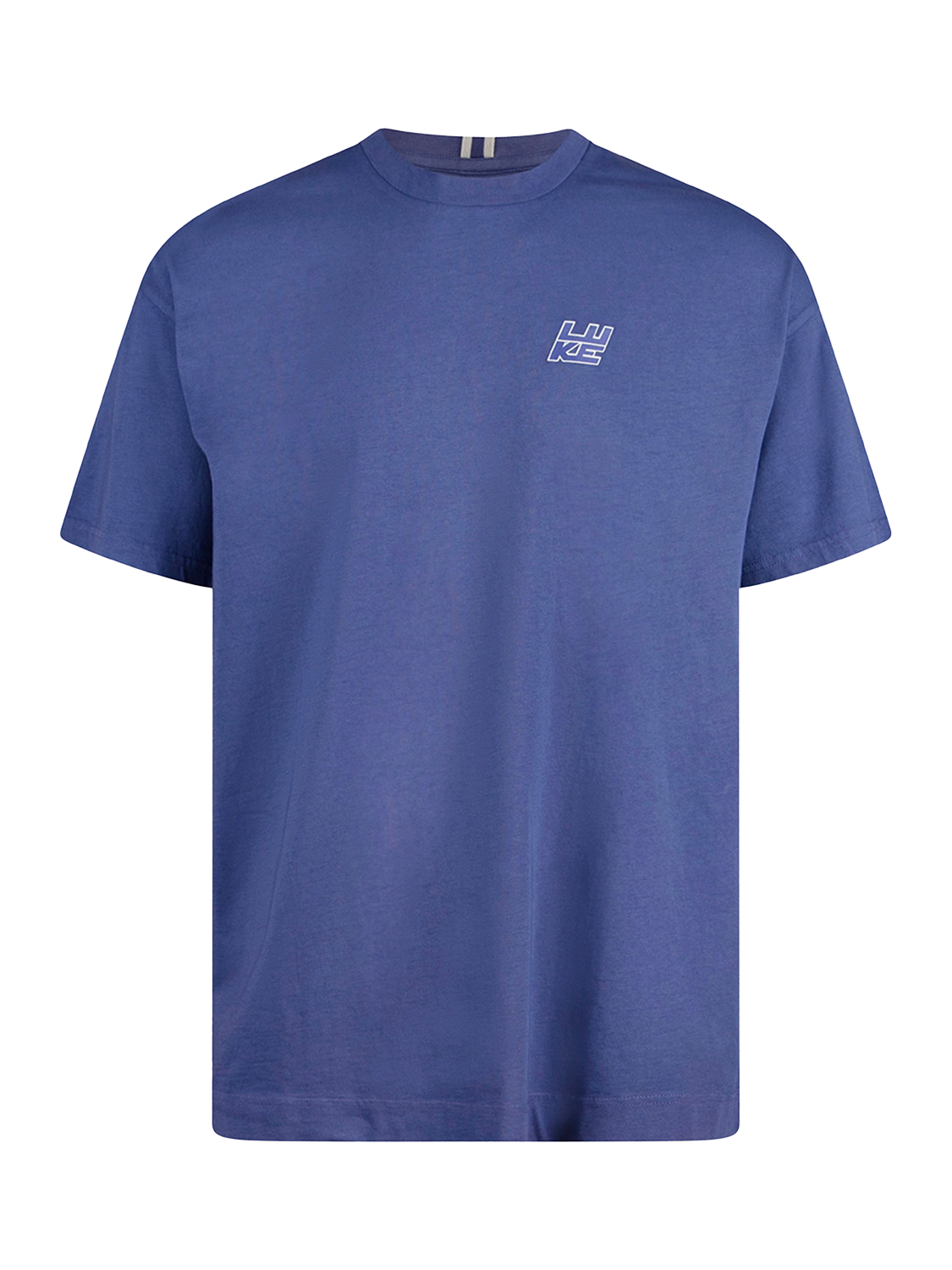 Product image 4 of 5, which shows LUKE 1977 Claremont Cotton T-Shirt, Future Dusk, S