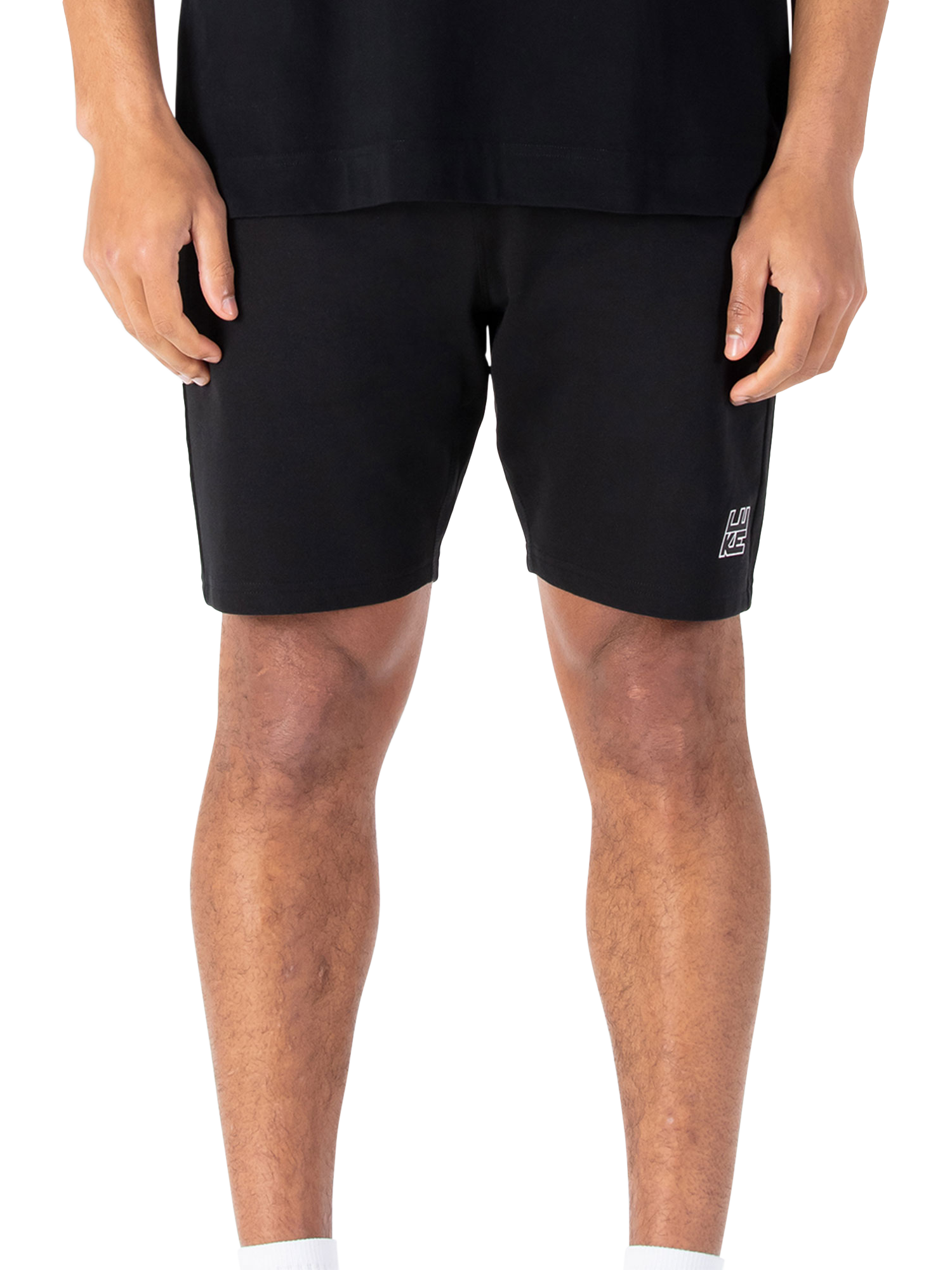 Product image 3 of 5, which shows LUKE 1977 Emory Cotton Logo Shorts, Black, S