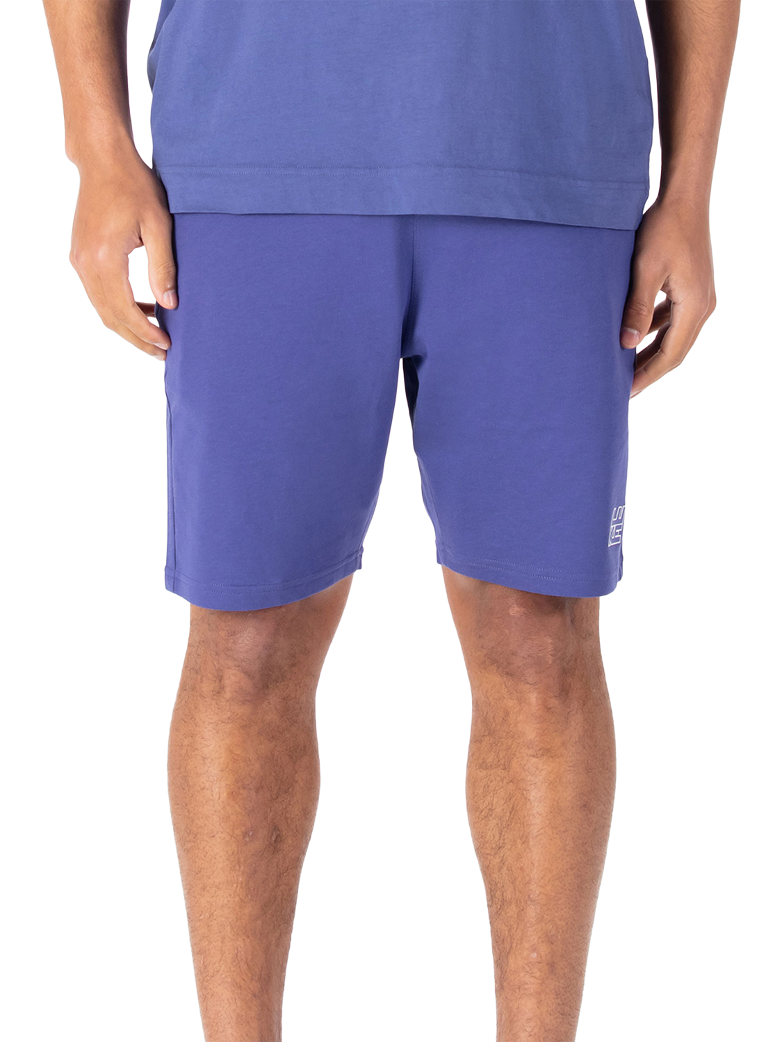 Product image 3 of 5, which shows LUKE 1977 Emory Cotton Logo Shorts, Future Dusk, S
