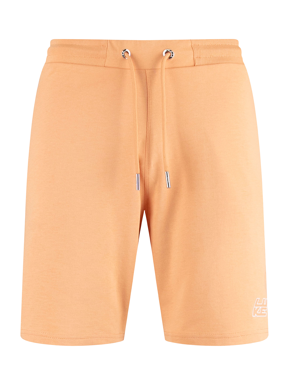 Product image 4 of 5, which shows LUKE 1977 Emory Cotton Logo Shorts, Peach, S