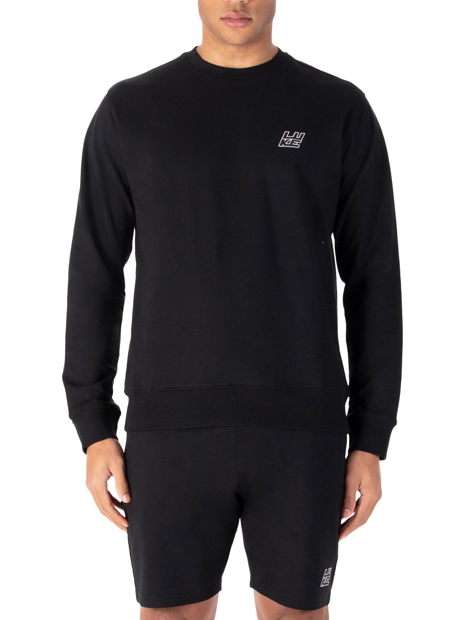 Product image 1 of 5, which shows LUKE 1977 Arbor Cotton Logo Sweatshirt, Black, S