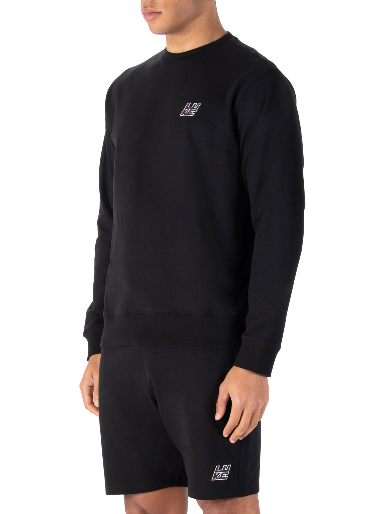 Product image 3 of 5, which shows LUKE 1977 Arbor Cotton Logo Sweatshirt, Black, S